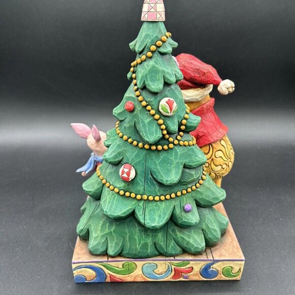 Disney Jim Shore Winnie the Pooh "A Christmas Gift of Friendship" #4008066 - Picture 6 of 8